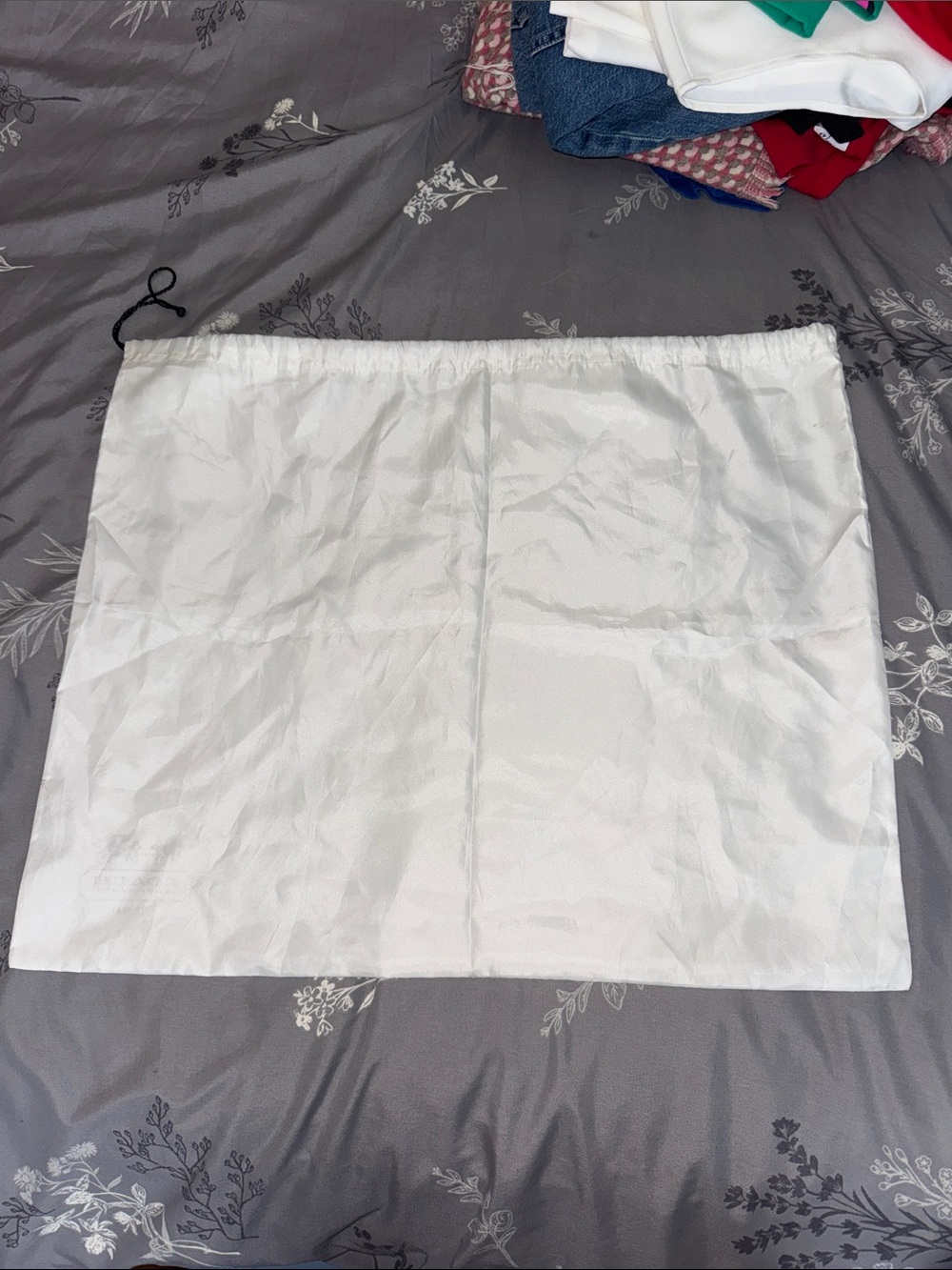 Coach Y2K Vintage White Logo Drawstring Dust Bag - Picture 3 of 3